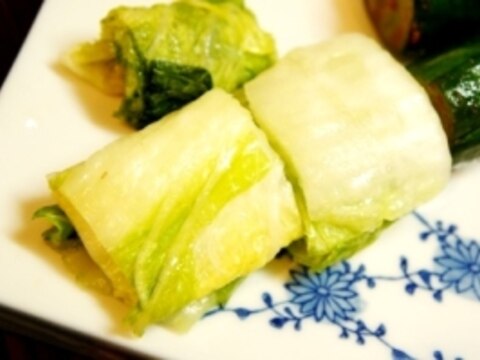 我が家の冬の常備菜、白菜の日本酒漬け